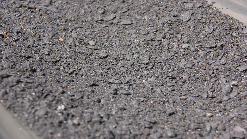 pile of asphalt shingle feedstock