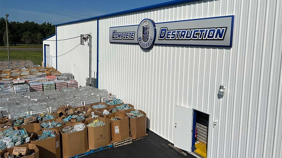 complete beverage destruction waste recycling facility