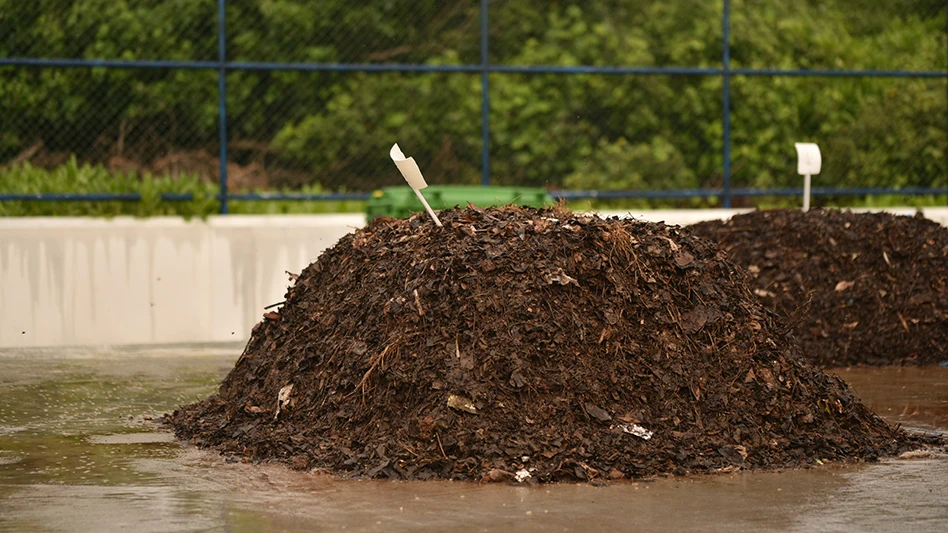 piles of compost