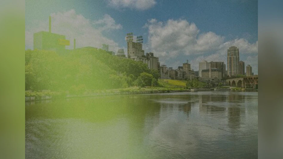 minneapolis-st. paul metro area skyline