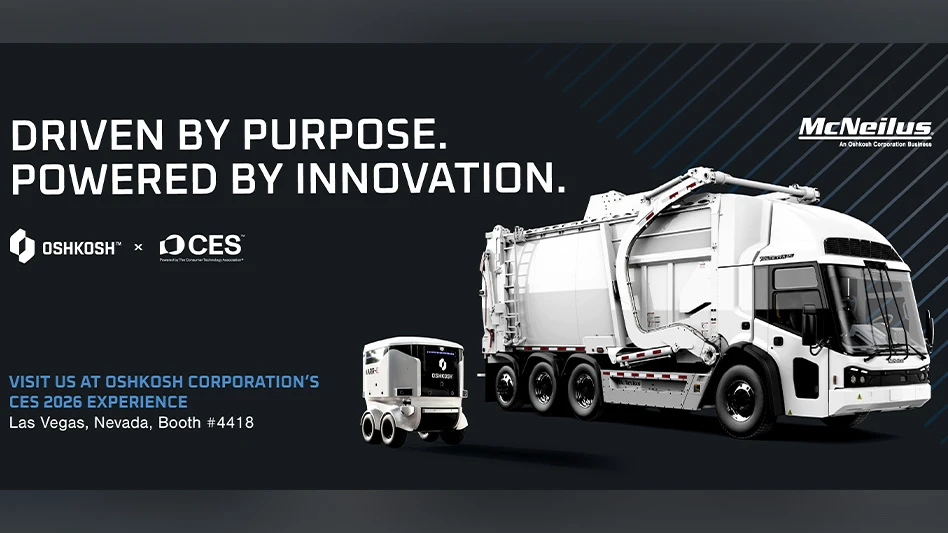 McNelius Volterra electric refuse and recycling vehicle.