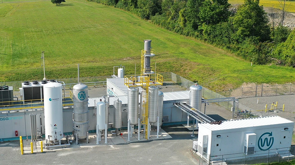 Waga Energy facility Newland Park Landfill Salisbury Maryland