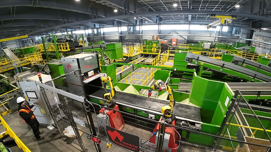 the inside of WM's Cambridge, Ontario, MRF