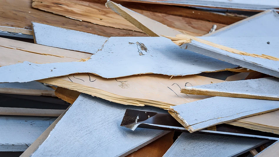 Construction debris.