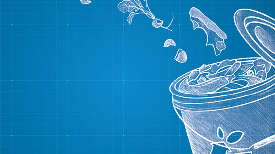 blueprint of composting bin