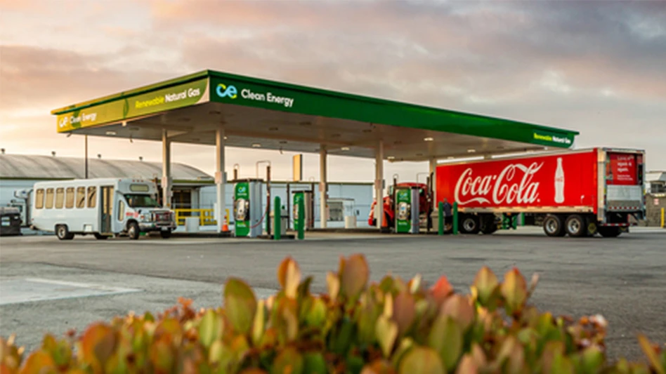 clean energy gas station/fuel station